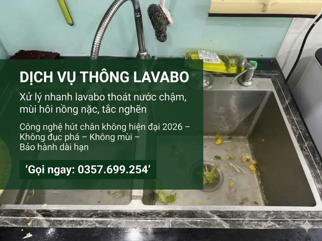 Dịch vụ thông lavabo